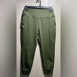 G Gradual Women's Joggers High Waisted Yoga Pants with Medium, Olive